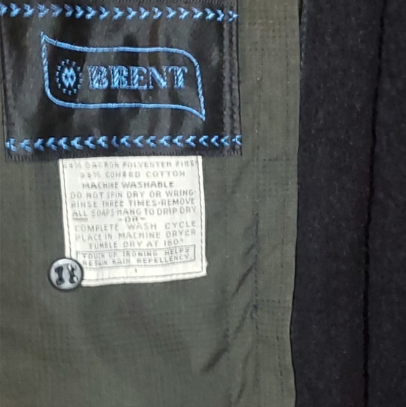 SZ 40L VINTAGE PLAID BRENT TRENCH COAT - Picture 8 of 10